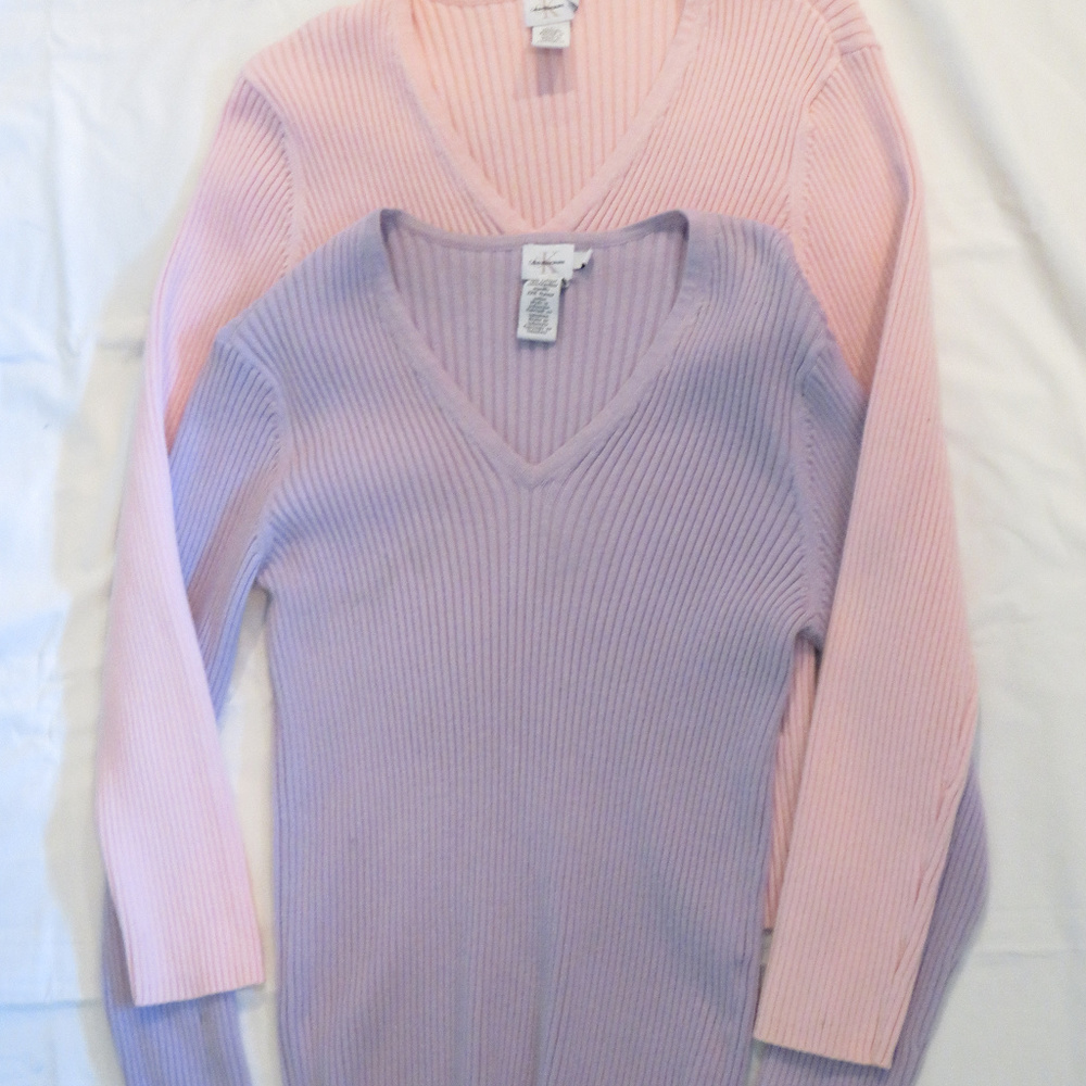 Two Vintage Calvin Klein Sweaters (circa 2000)